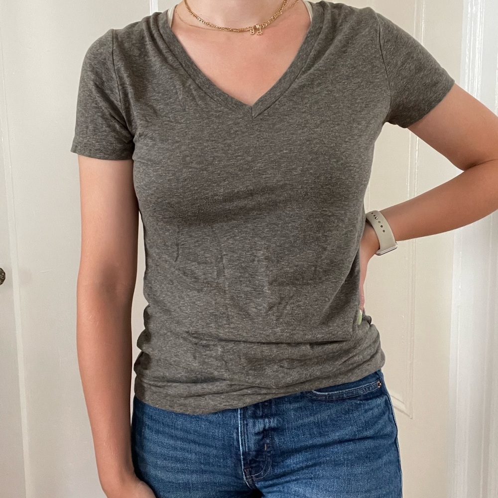 Mossimo, Tshirt, greenish gray, size medium